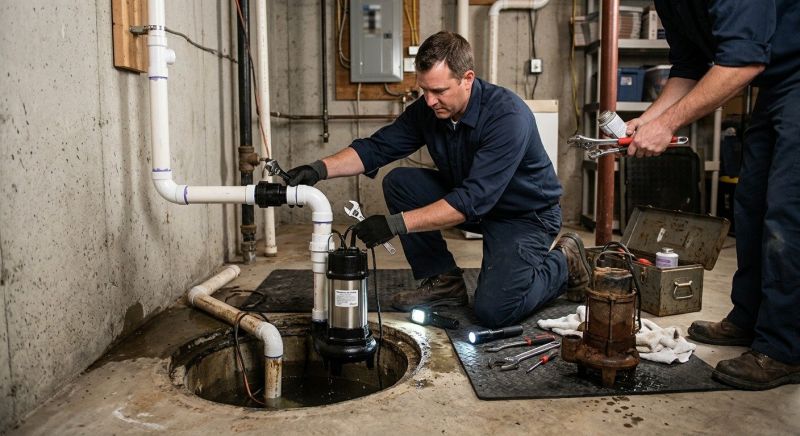 Drainage Pump Installation in Huntsville, AL