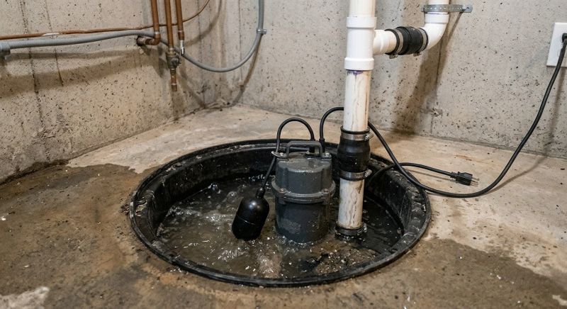 Sump Pump Relocation in Huntsville, AL