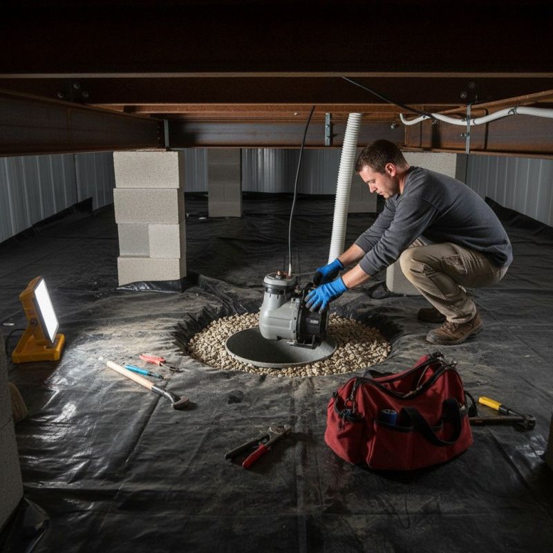 Basement Drainage Installation in Boston, MA