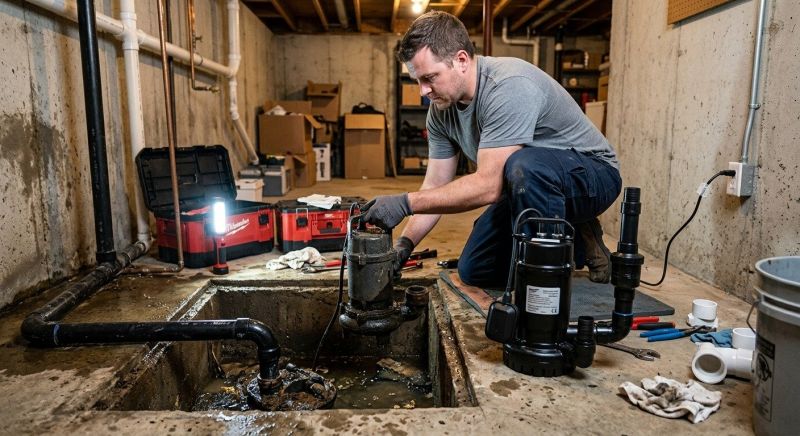 Basement Sump Pump Service in Boston, MA