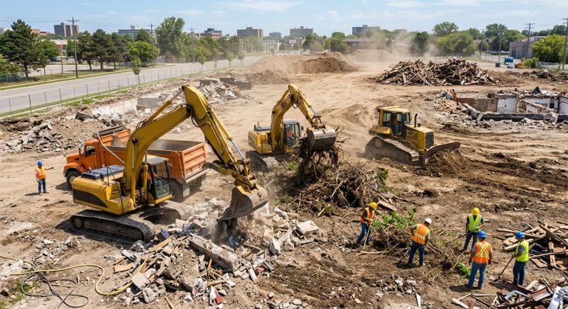 Construction Site Land Clearing in Salt Lake City, UT