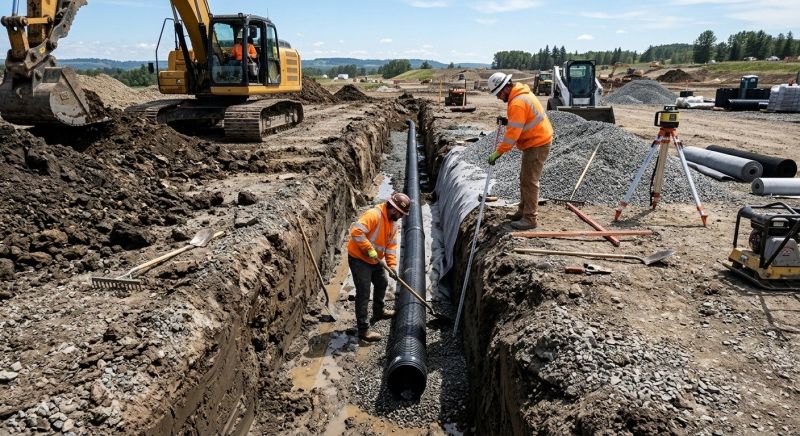 Drainage Ditch Excavation in Salt Lake City, UT