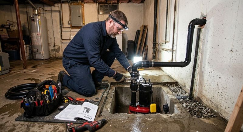 Drainage Pump Installation in Des Moines, IA