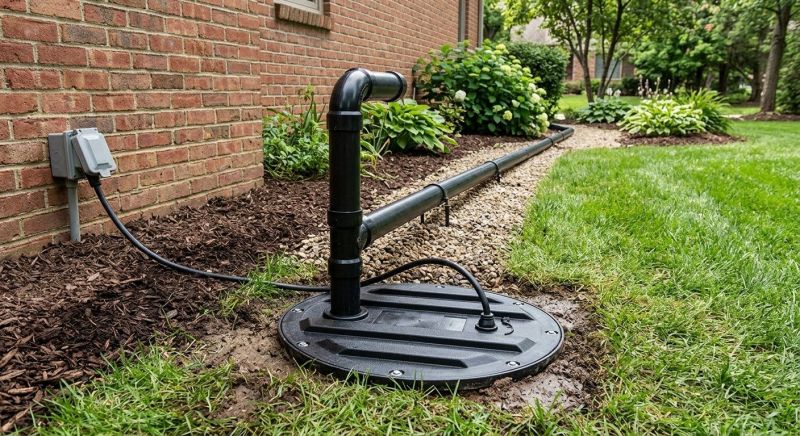 Drainage Pump Installation in Warwick, RI