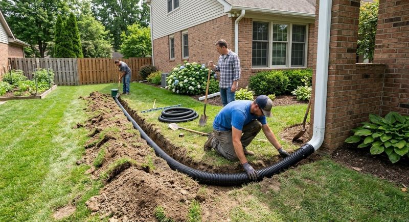 Drainage Sloping in Houston, TX