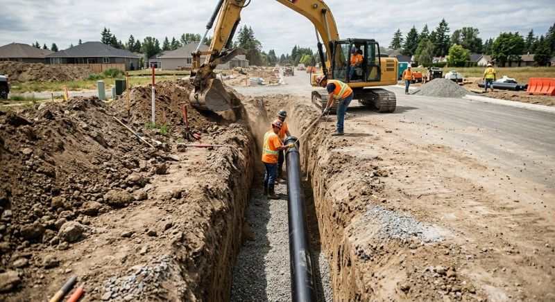 Gas Line Excavation in Salt Lake City, UT