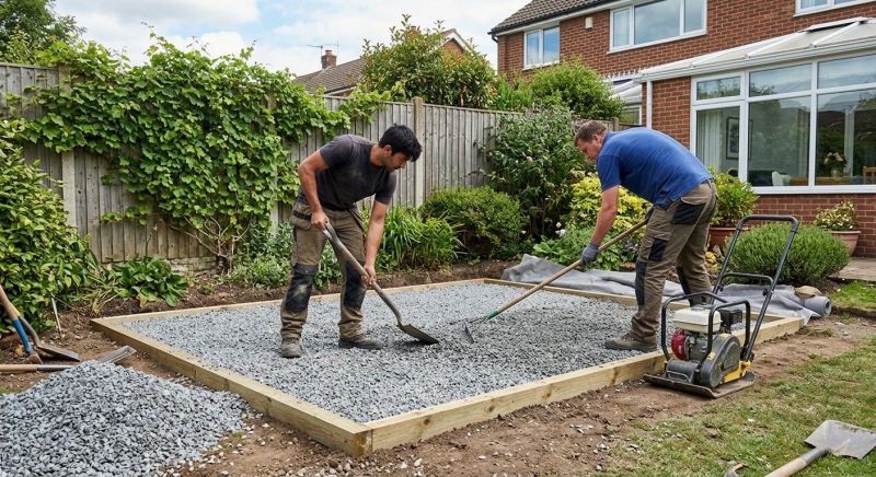 Gravel Patio Installation in Calvert County, MD