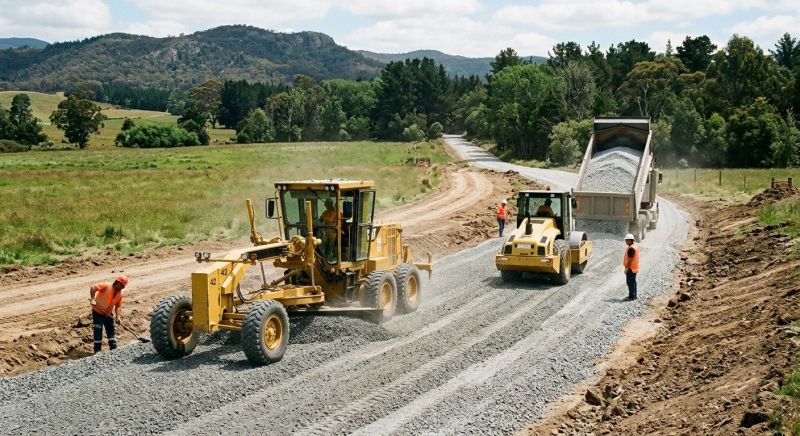 Gravel Road Installation in Houston, TX