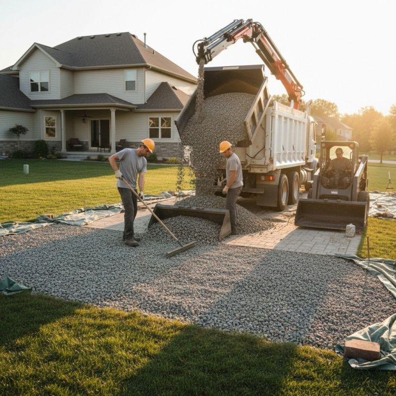 Gravel Spreading in Calvert County, MD