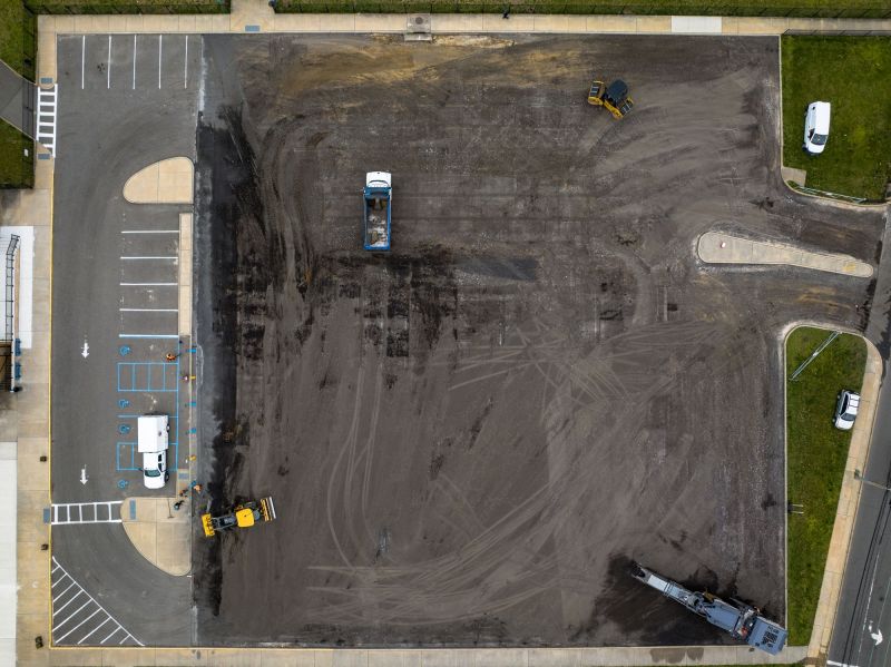 Parking Lot Excavation in Cypress, TX