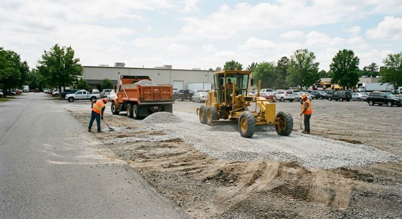 Parking Lot Excavation in Gainesville, GA