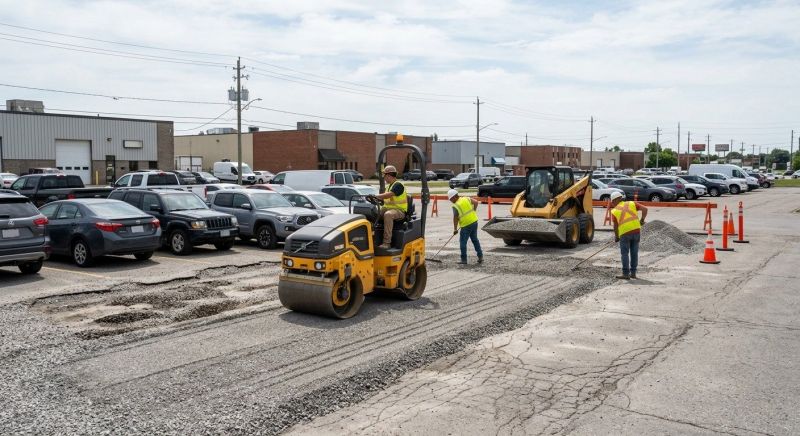 Parking Lot Leveling in Cleveland, TN