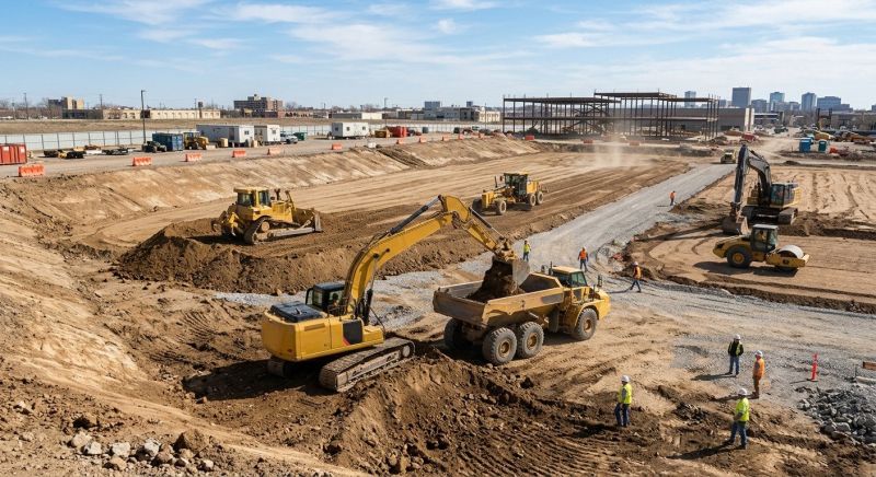 Parking Lot Site Preparation in Houston, TX