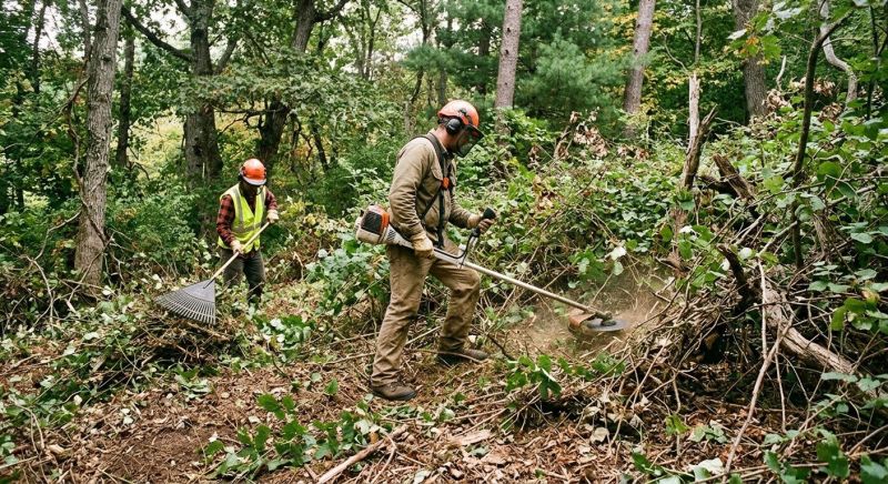 Pine Tree Clearing in Katy, TX