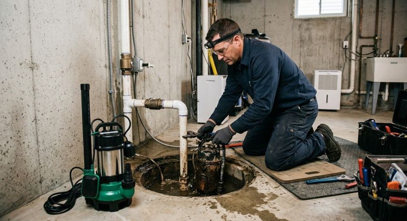 Sump Pump Plumbing in Des Moines, IA