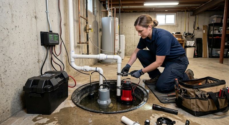 Sump Pump Plumbing in Framingham, MA
