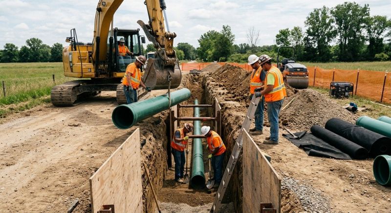 Trench Installation in Houston, TX
