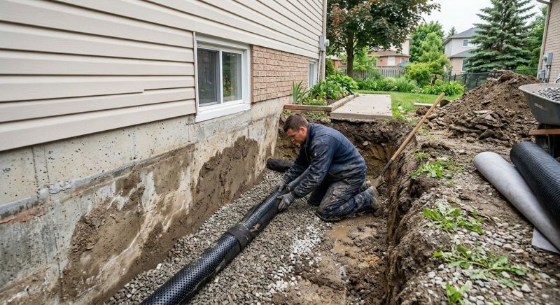 Weeping Tile Repair in Boston, MA